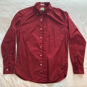 J Crew red dot shirt
